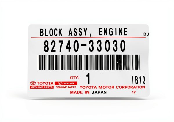 Toyota Genuine Engine Block Assy 82740-33030 Auto Parts-6