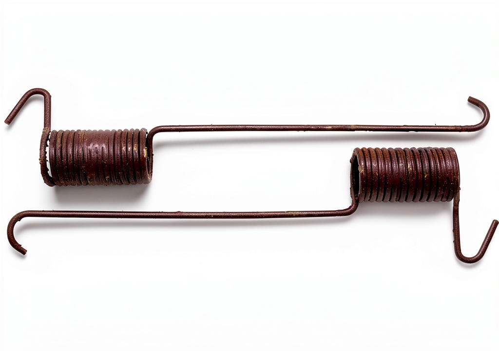 Installing YCQTaoBao Drum Brake Adjusting Spring Kit for F-250 HD on a wooden workbench