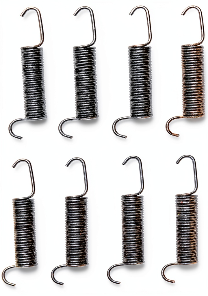 Installing Sawyer Auto Brake Adjusting Screw Spring Front 9in on a wooden garage bench