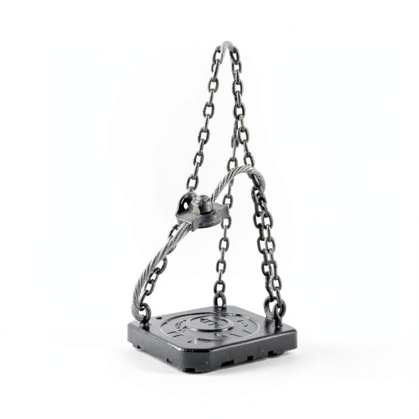 M3 Simplex Single Bolt Wire Rope Clips, 12 Pcs M3 Stainless Steel Wire Rope Cable Clip Clamp for Rigging, Hanging Banners-4