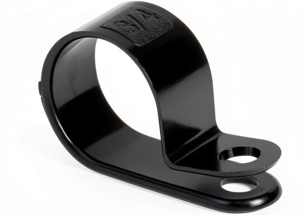 1-Inch All Weather Nylon Cable Clamp Hillman 8-Pack Black-0