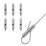 Wire Rope Cable Clamp 6pcs Stainless Steel Clips Anshengfu 1-2mm-0