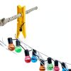 M3 Simplex Single Bolt Wire Rope Clips, 12 Pcs M3 Stainless Steel Wire Rope Cable Clip Clamp for Rigging, Hanging Banners-6
