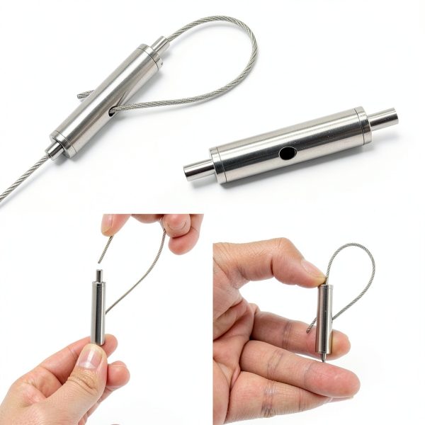 Wire Rope Cable Clamp 6pcs Stainless Steel Clips Anshengfu 1-2mm-2
