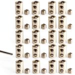 Rope clamps 20pcs Lock Rope Connectors w/ Wrench Micro Traders-0