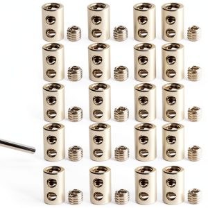 Rope clamps 20pcs Lock Rope Connectors w/ Wrench Micro Traders-0