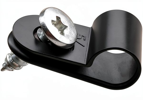 5/16 Inch R-Type Clip Clamp Lamvbls Black Nylon Cable Clip 60 PCS-4