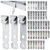 C Purlin Clips Blulu 50pcs Heavy‑Duty Steel Clamp for 1/8‑1/4" Purlins-0