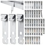 C Purlin Clips Blulu 50pcs Heavy‑Duty Steel Clamp for 1/8‑1/4" Purlins-0