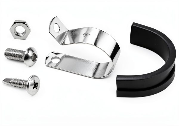 Cable Clamps Comkrivy 111 piece 10-Size Stainless Steel Pipe Clamp Kit-3