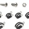 Cable Clamps Comkrivy 111 piece 10-Size Stainless Steel Pipe Clamp Kit-1