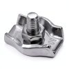M3 Wire Rope Cable Clip Clamp,304 Stainless Steel Simplex Single Bolt Cable Clamps (18Pcs),1/8 Inch Wire Clamps for 1.5mm-3mm Wires/Stainless Steel Cables/Wire Ropes/Plastic Cables-2