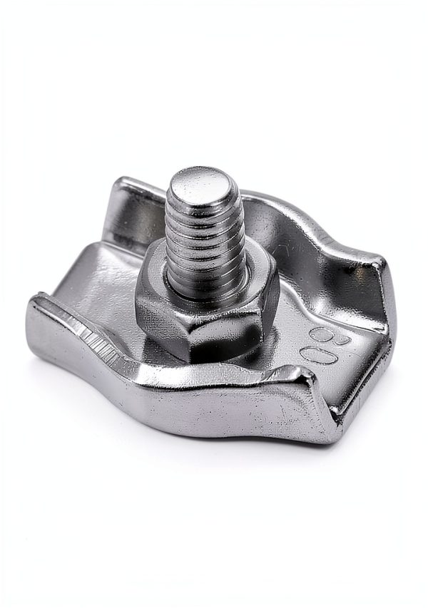 M3 Wire Rope Cable Clip Clamp,304 Stainless Steel Simplex Single Bolt Cable Clamps (18Pcs),1/8 Inch Wire Clamps for 1.5mm-3mm Wires/Stainless Steel Cables/Wire Ropes/Plastic Cables-2