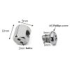 Wire Rope Cable Clamp anshengfu 20pcs Iron Cable Clips G-20PCS-1
