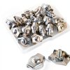 M3 Wire Rope Cable Clip Clamp,304 Stainless Steel Simplex Single Bolt Cable Clamps (18Pcs),1/8 Inch Wire Clamps for 1.5mm-3mm Wires/Stainless Steel Cables/Wire Ropes/Plastic Cables-1