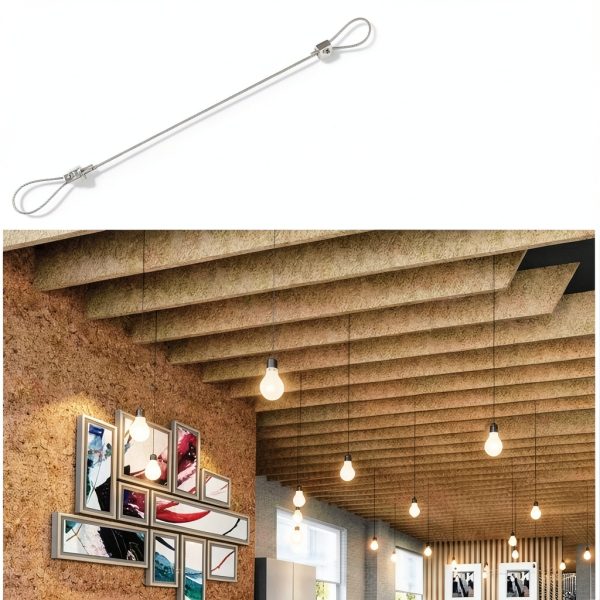 Wire Rope Cable Clamp anshengfu 20pcs Iron Cable Clips G-20PCS-3