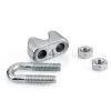 3 16 Inch M4 Rope Clip Cozihom 304 Stainless U Bolt 25pcs-3